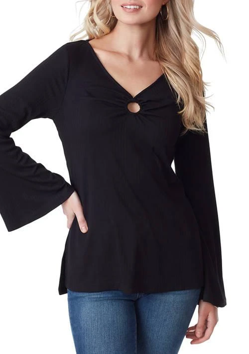 Jessica Simpson Simpson Jasleen Long Sleeve Knit Top 1