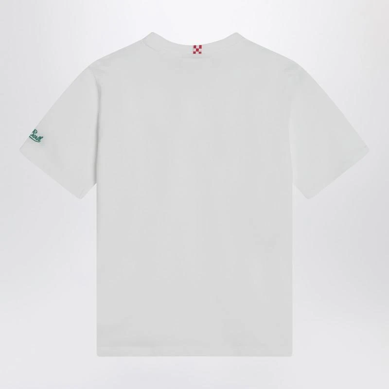 Mc2 Saint Barth White T-shirt with Snoopy tennis print 2