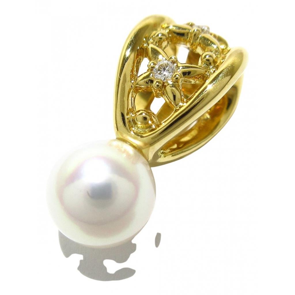 Mikimoto Mikimoto Yellow gold pendant
