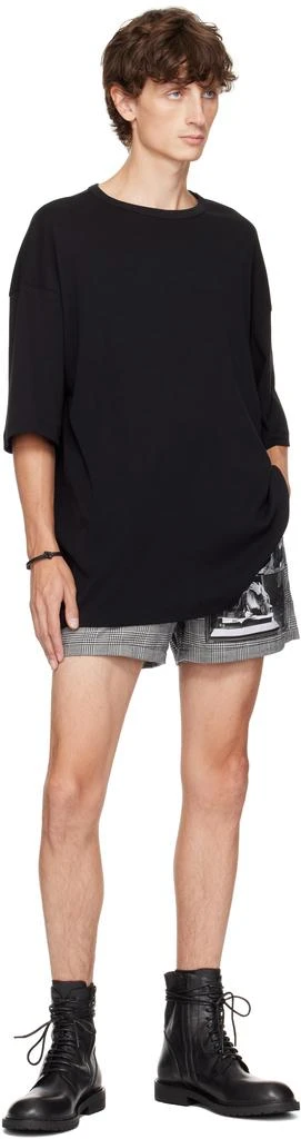 TAKAHIROMIYASHITA TheSoloist. Black & White Trunks Shorts 4