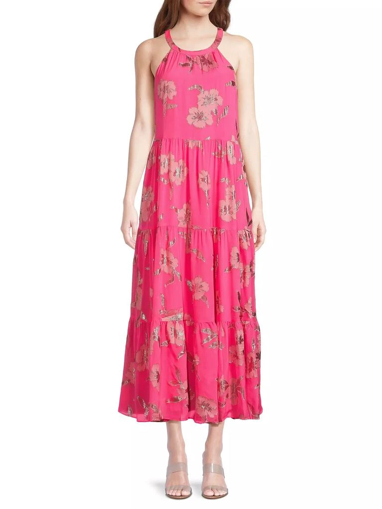 Lilly Pulitzer Beccalyn Silk-Blend Floral Maxi Dress 3