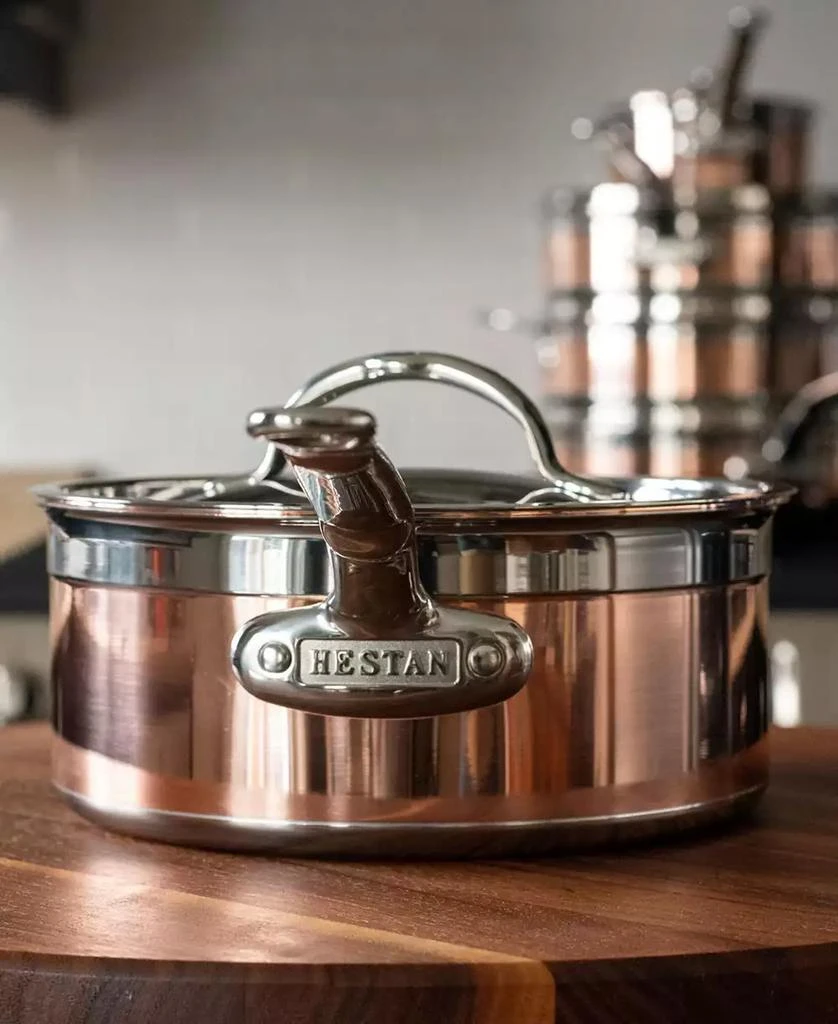 Hestan CopperBond Copper Induction 1.5-Quart Covered Saucepan 5