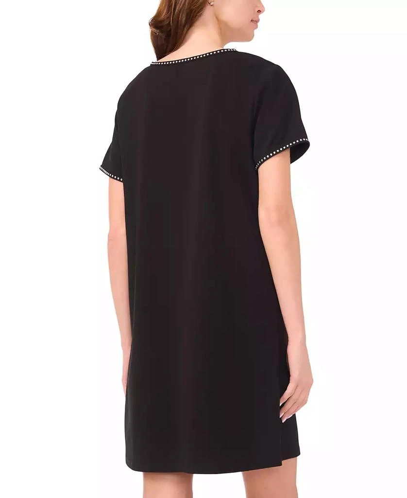 MSK Petite Stud Detail Short Sleeves Shift Dress 2