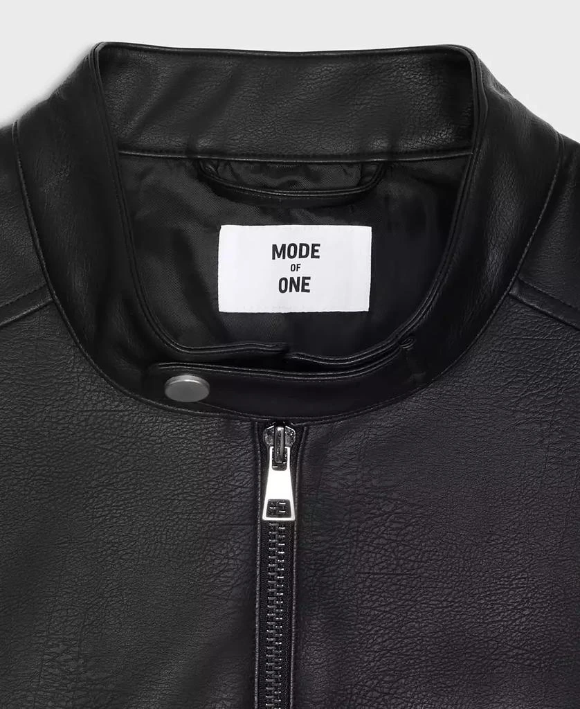 Mode of One Men's Faux-Leather Moto Jacket, Exclusively at Macy's 5