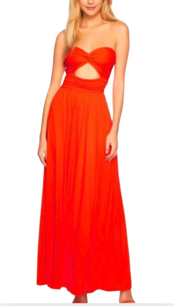 susana monaco rainbow asymmetric string dress Susana Monaco U Wire Cutout Maxi in Black – TrenLend
