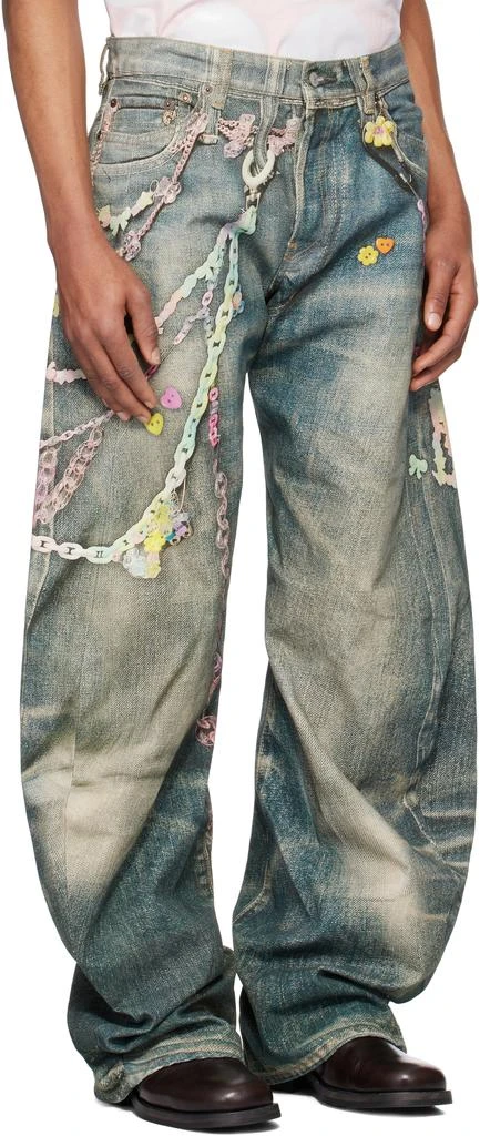Acne Studios Blue Baggy Fit 1981M Jeans 2