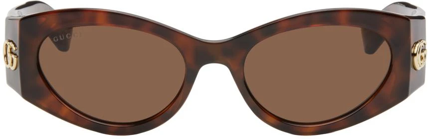 Gucci Brown Cat-Eye Sunglasses 1