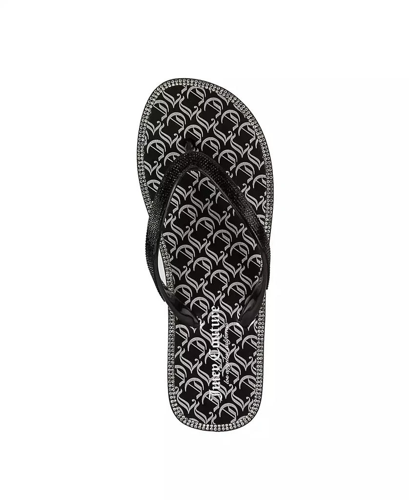 Juicy Couture Women's Surprise 2 Embellished Flip Flop Sandals 4