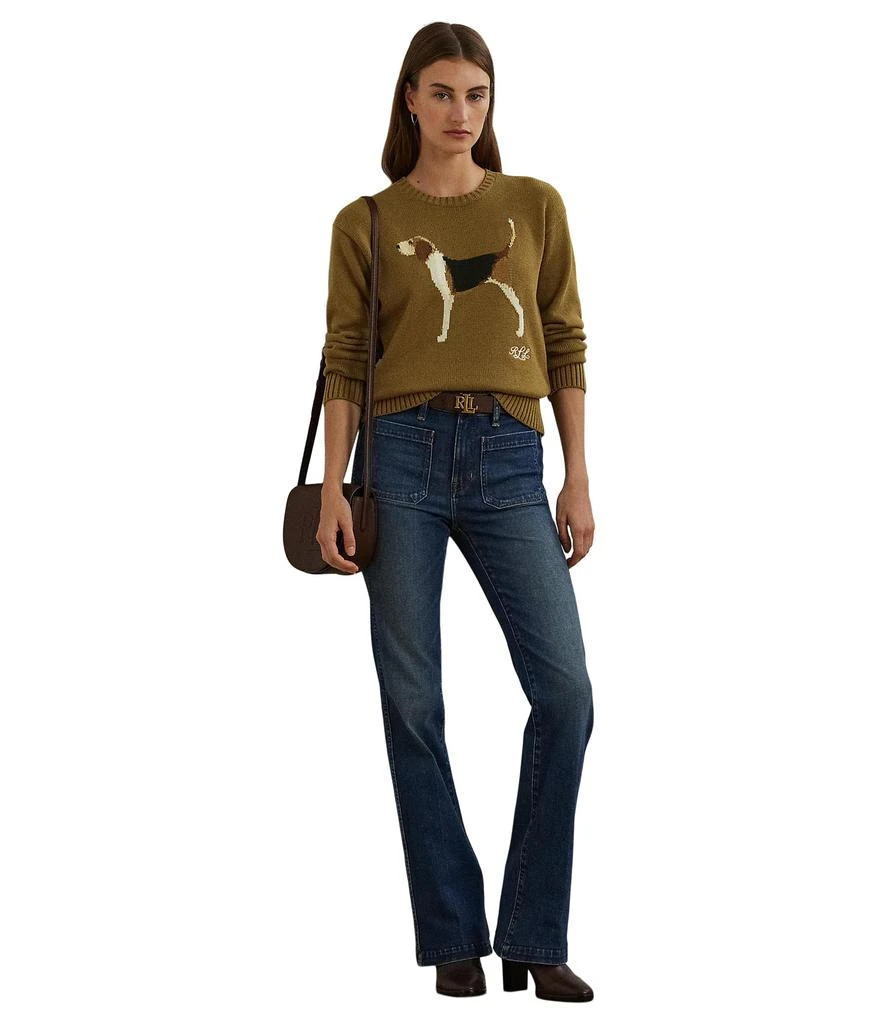 Ralph Lauren Intarsia-Knit Beagle Cotton Sweater 4