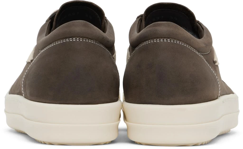 Rick Owens Brown & Off-White Porterville Vintage Sneakers 2