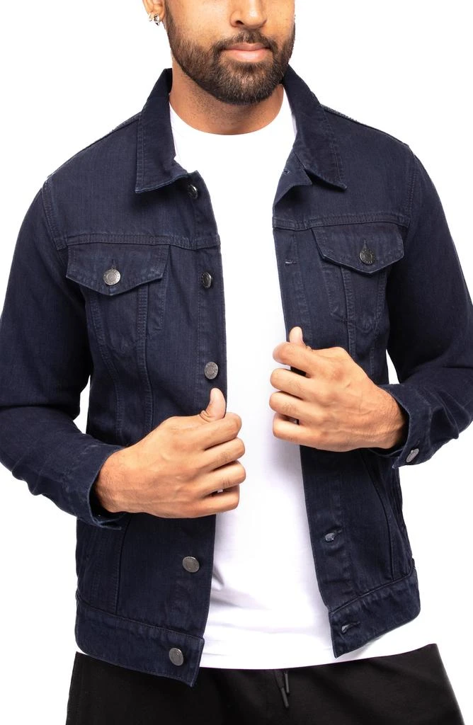 XRAY Slim Washed Denim Jacket 9