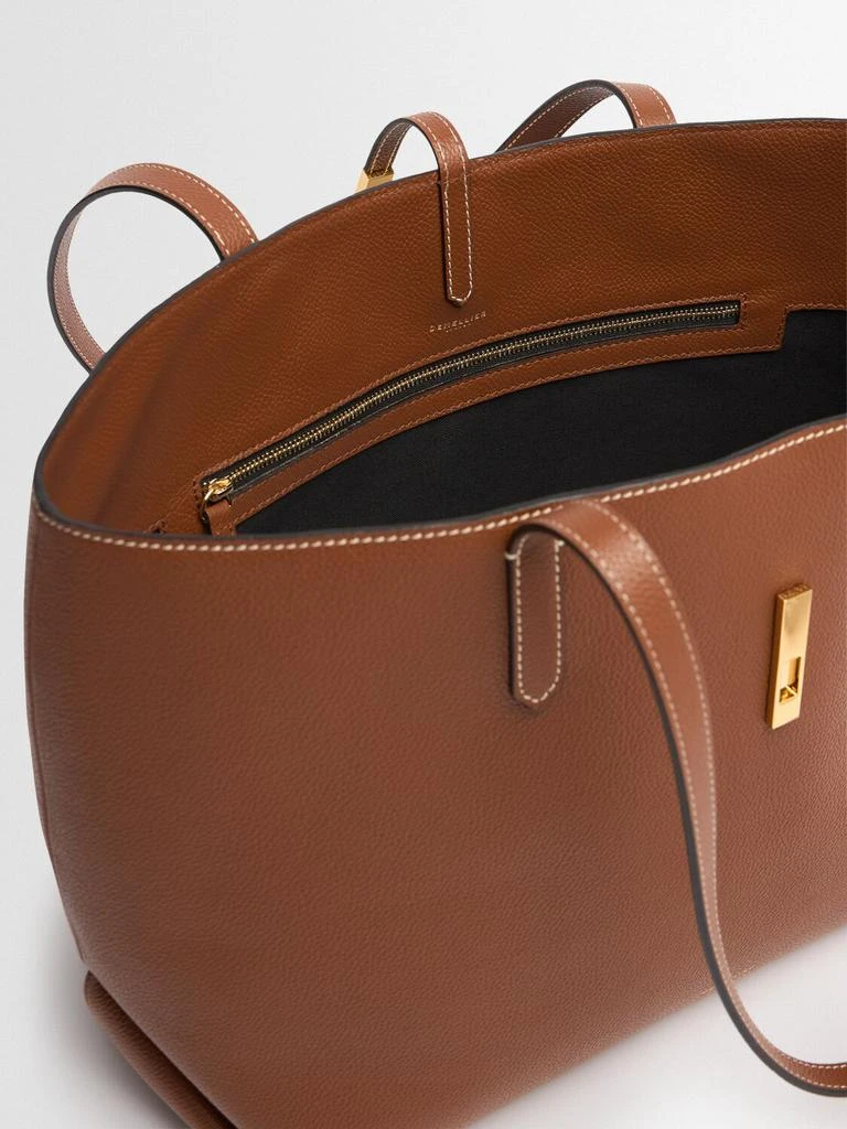 Demellier Tokyo Tote Grain Leather Bag 5