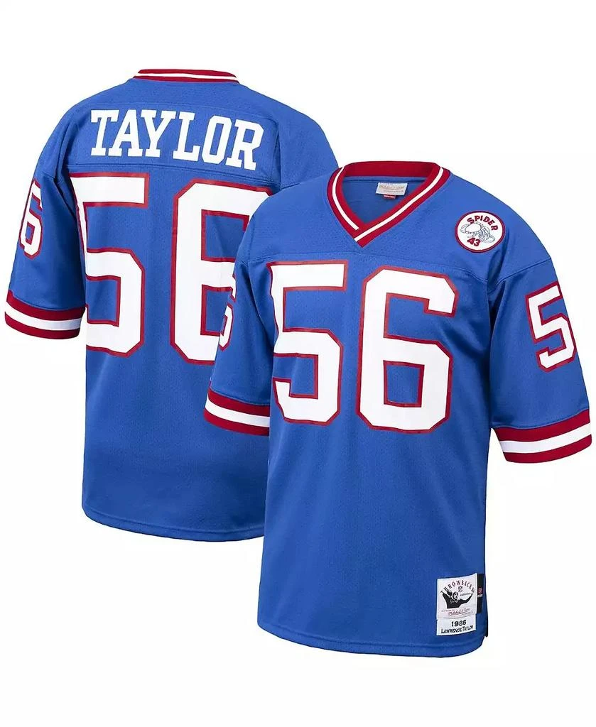Mitchell and Ness Men
s Lawrence Taylor Royal New York Giants 1986 Authentic Throwback Retired Player Jersey 1