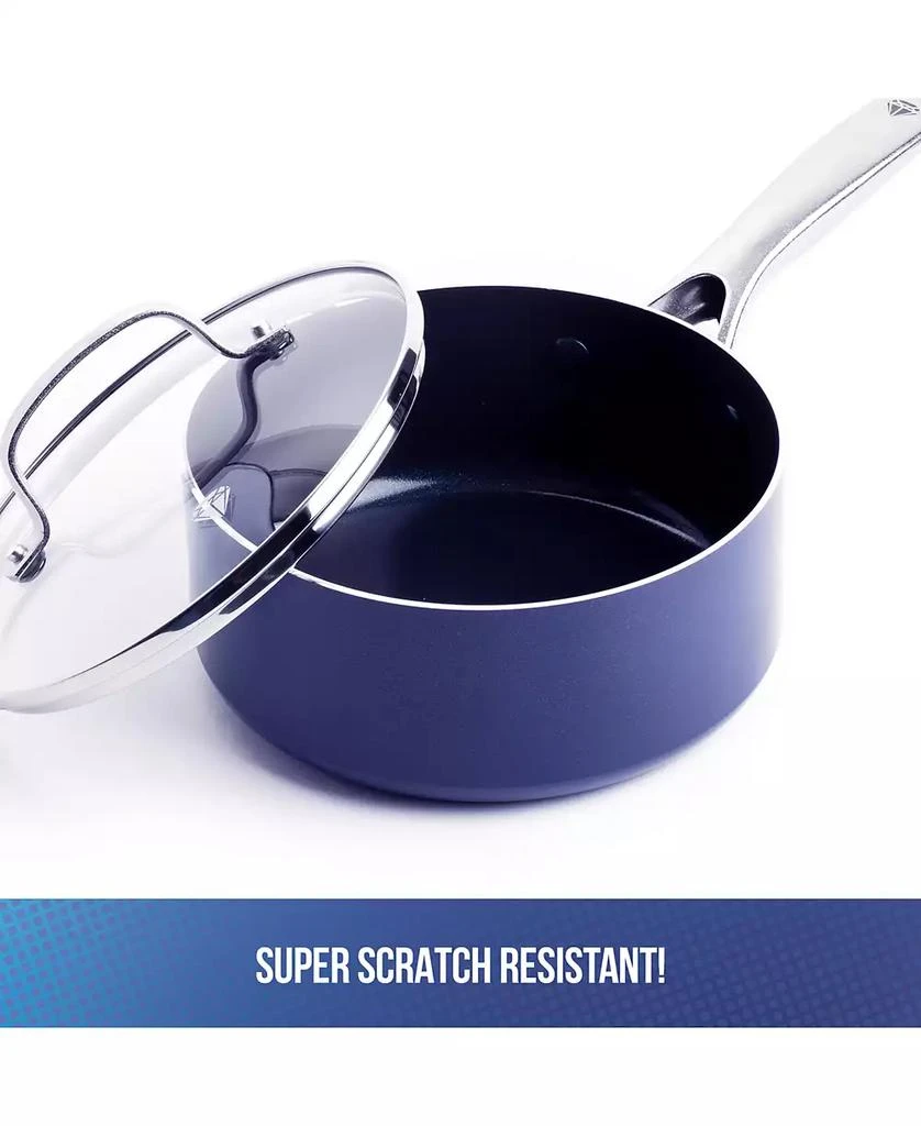 Blue Diamond Diamond-Infused Ceramic Nonstick 2-Qt. Saucepan with Lid 5