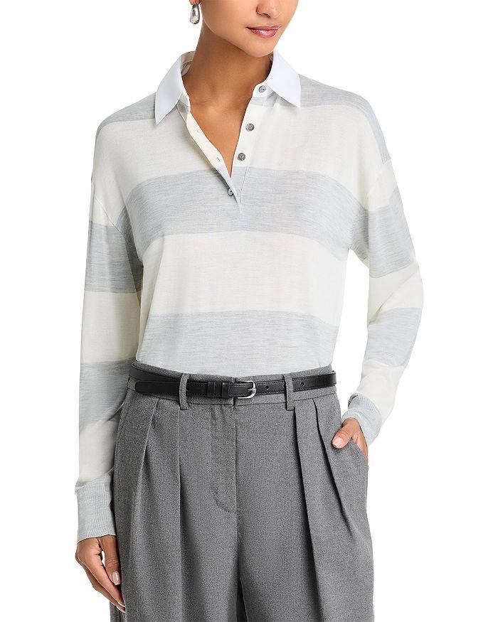 Theory Striped Rugby Shirt