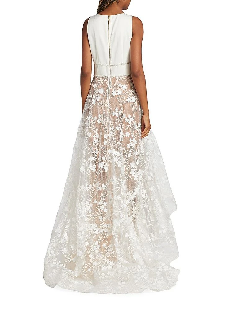 BRONX AND BANCO Fiona High-Low Lace Gown 5