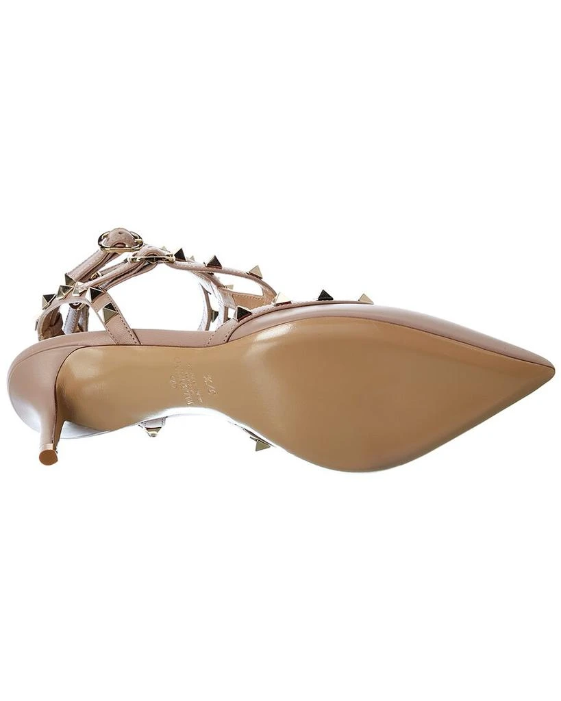 Valentino Rockstud Caged 65 Leather Ankle Strap Pump 4