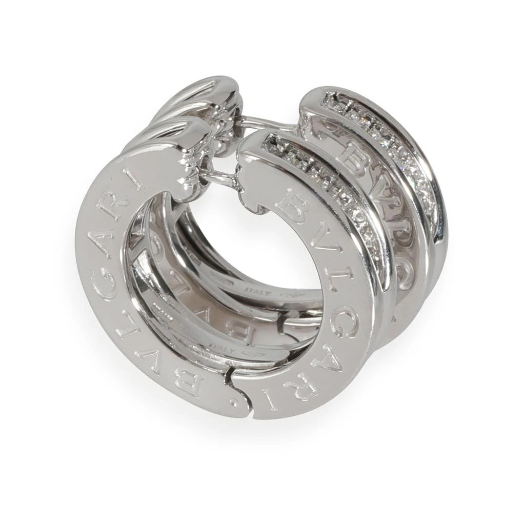 BVLGARI Bvlgari B.zero1 Hoop Earring With Diamonds in 18K White Gold, 3/4 Ctw. 3