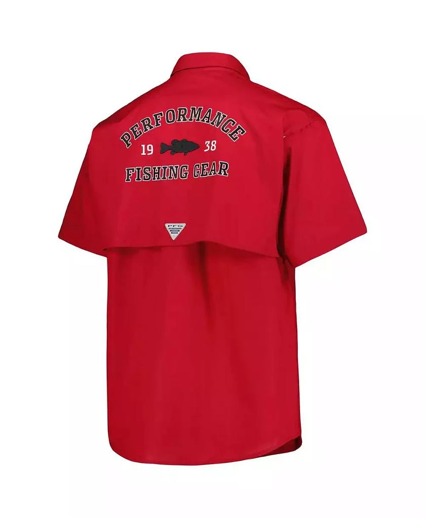 Columbia Men's Crimson Oklahoma Sooners Bonehead Button-Up Shirt 3