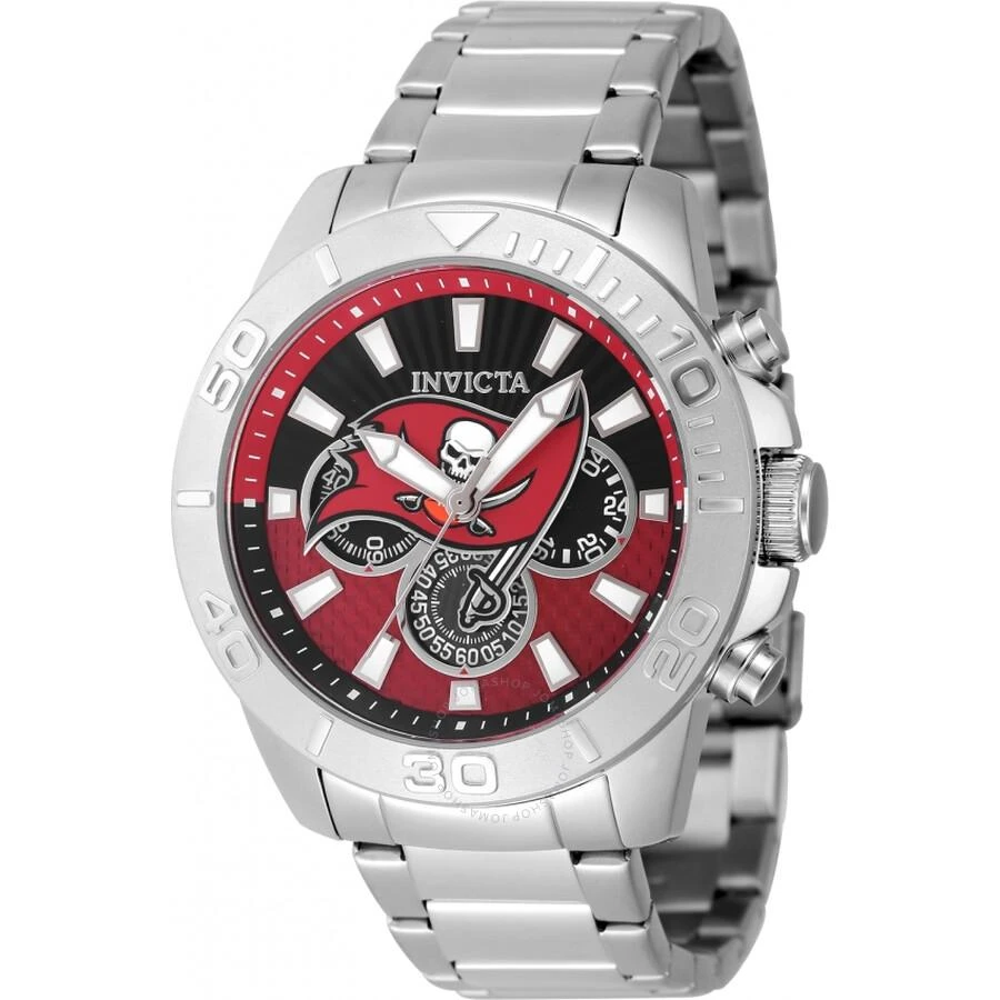 Invicta Nfl Tampa Bay Buccaneers Chronograph GMT Quartz Men's Watch 47943 1