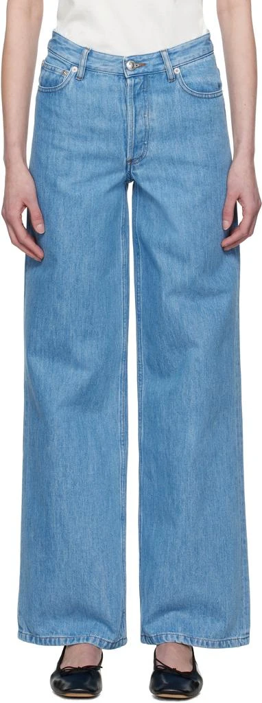 A.P.C. Blue Elisabeth Jeans 1