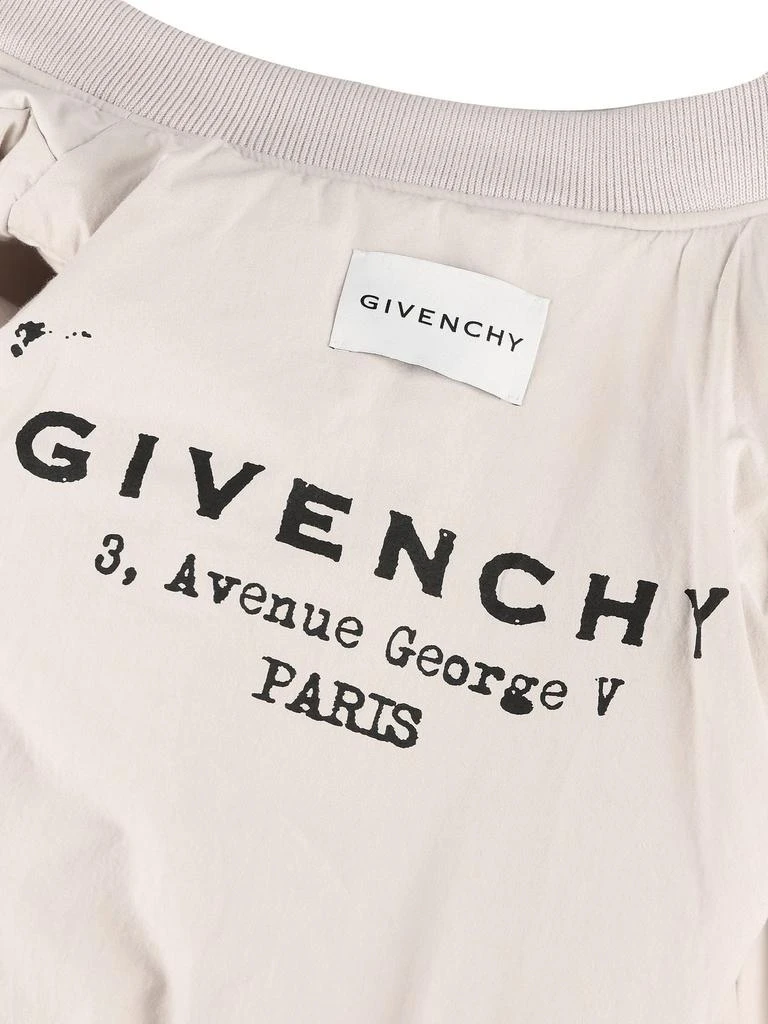 Givenchy Givenchy Logo Printed Bomber Jacket 4