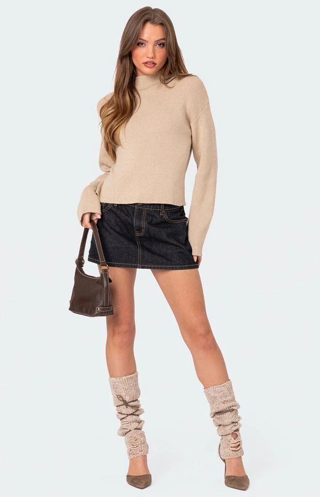 Edikted Kimberly Mock Neck Sweater 3
