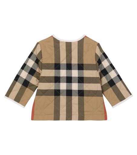 Burberry Kids Baby Vintage Check quilted jacket