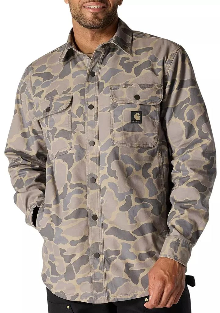 Carhartt Carhartt Men's Canvas Fleece Lined Shirt Jacket 1