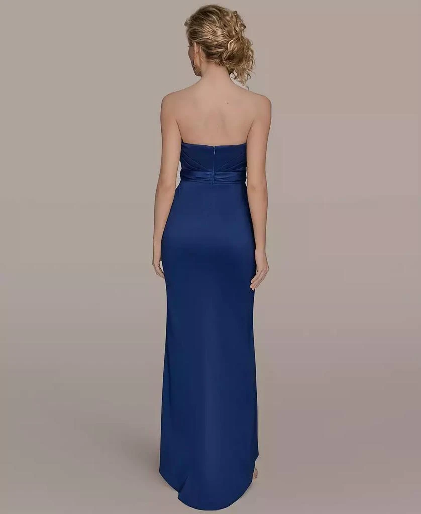 Donna Karan Women's Asymmetric Twist Strapless Gown - Sandals - Free  Shipping - BeyondStyle