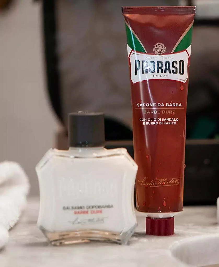 Proraso 2-Pc. Classic Shaving Cream & After Shave Balm Set - Nourishing Formula For Coarse Beards 7