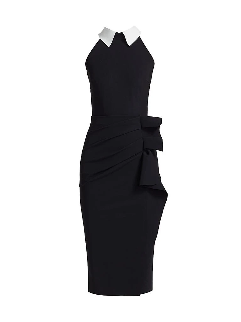 Ferflum Collared Skirt Ruffle Cocktail Dress  On Sale Now with Up to 25%  Off | Discover Exclusive Deals & Savings at BeyondStyle  Authentic Chiara  Boni women's apparel|solid|dresses|bodycon|Women's|sleeveless|collared|women's|midi-length|modern  with ...