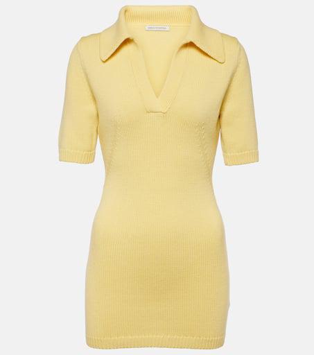 Emilia Wickstead Dory ribbed-knit wool top