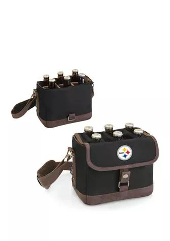 Heritage NFL Pittsburgh Steelers Beer Caddy Cooler Tote with Opener