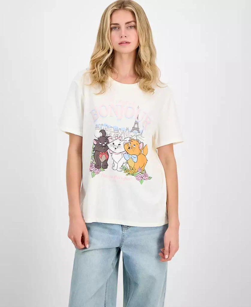 Love Tribe Juniors' Bonjour Graphic-Print T-Shirt 1