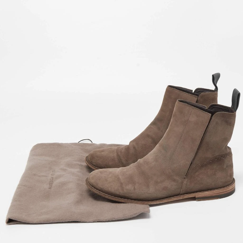 Bottega Veneta Bottega Veneta Brown Suede Voortrekking Jag Ankle Boots Size 40 9