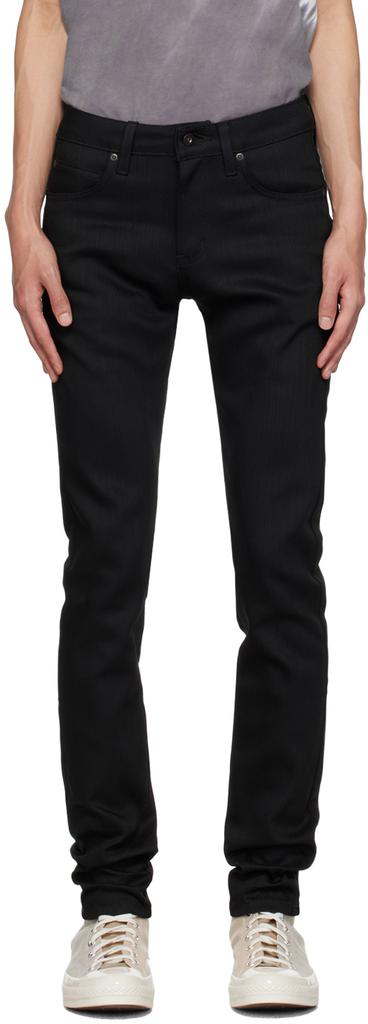 Naked & Famous Denim Black Super Guy Jeans