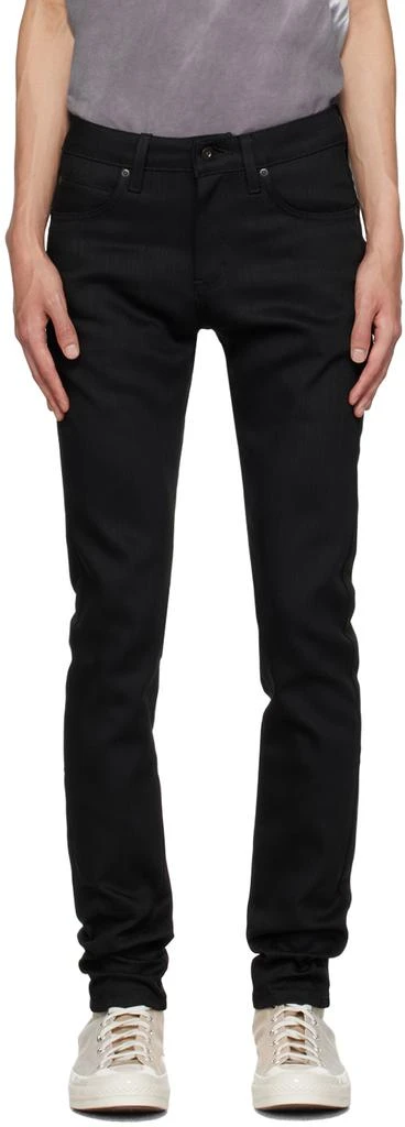 Naked & Famous Denim Black Super Guy Jeans 1