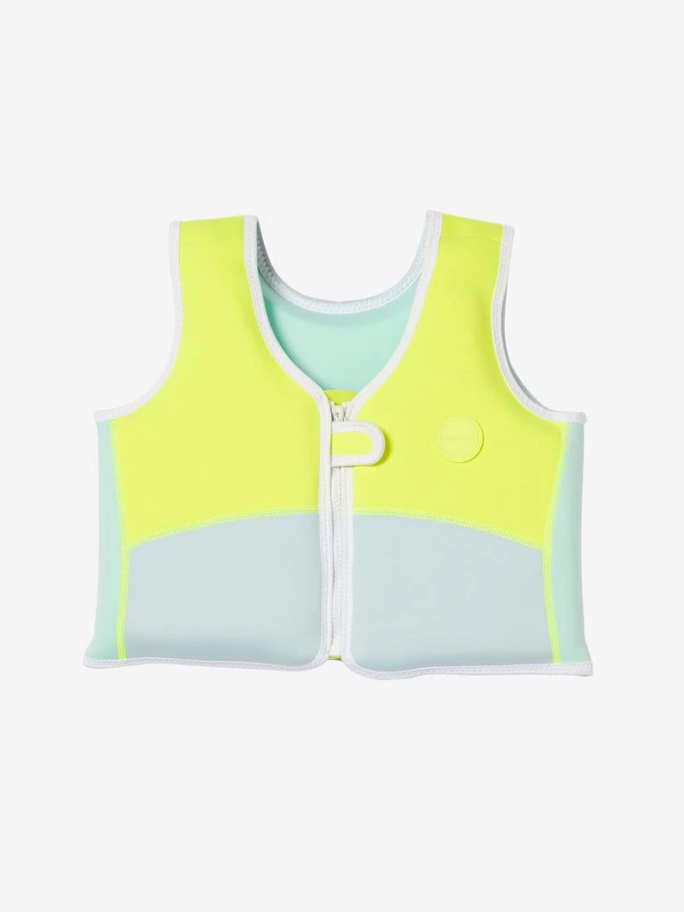 Sunnylife Kids Salty the Shark Swim Vest in Yellow (34cm) 4