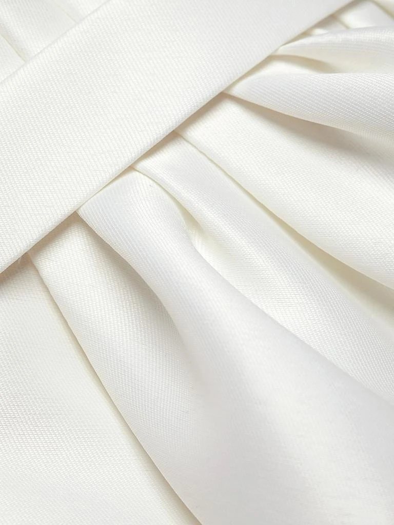 Amsale Mikado A-Line Midi-Dress 7