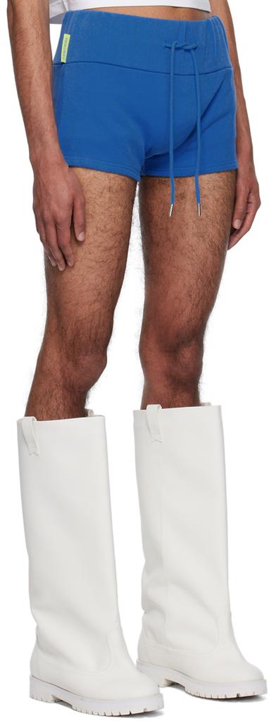 ANONYMOUS Blue Drawstring Shorts