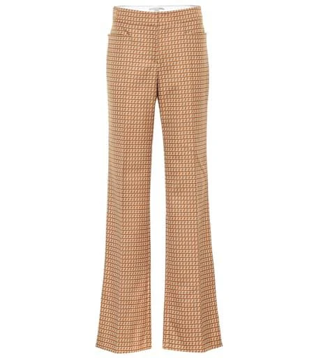 Stella McCartney Claudia mid-rise wool flared pants 1