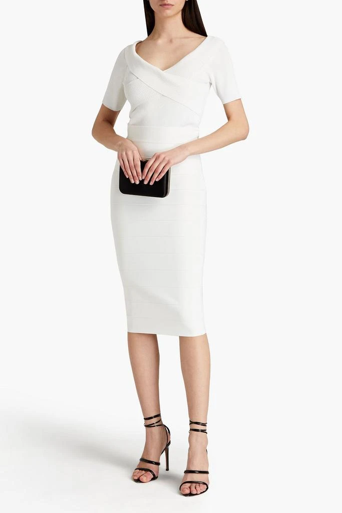 Herve Leger Bandage midi skirt 2