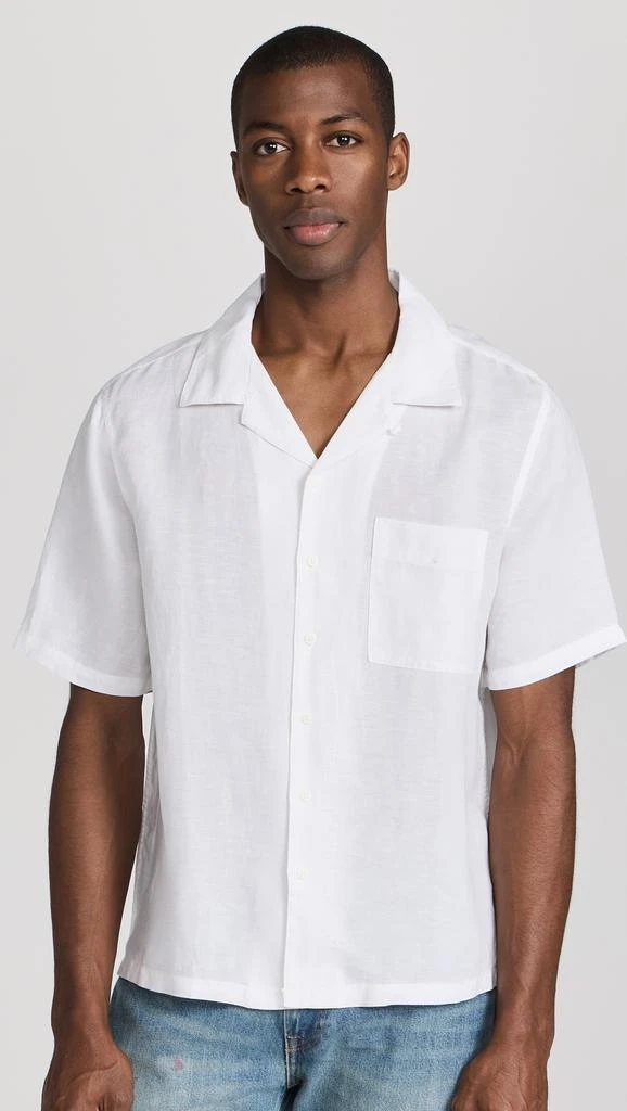 Onia Air Linen Convertible Camp Shirt 6