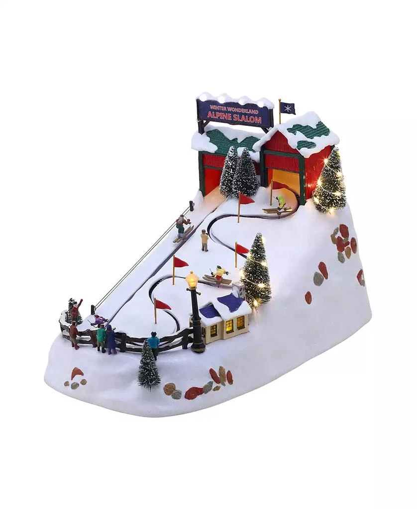 Mr. Christmas 14.75" Winter Wonderland Alpine Slalom Holiday Decor 1