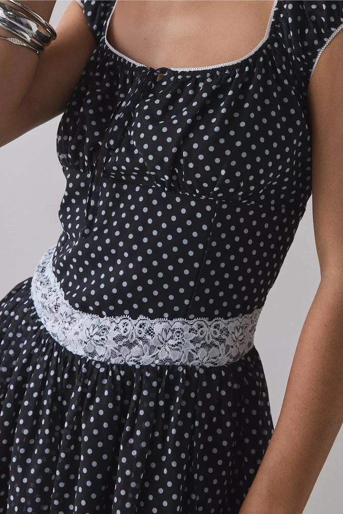 embroidered dress ethnic Tehuacan Corto Dress