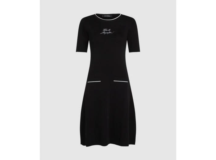 Karl Lagerfeld Paris SHORT SLEEVE KNIT DRESS