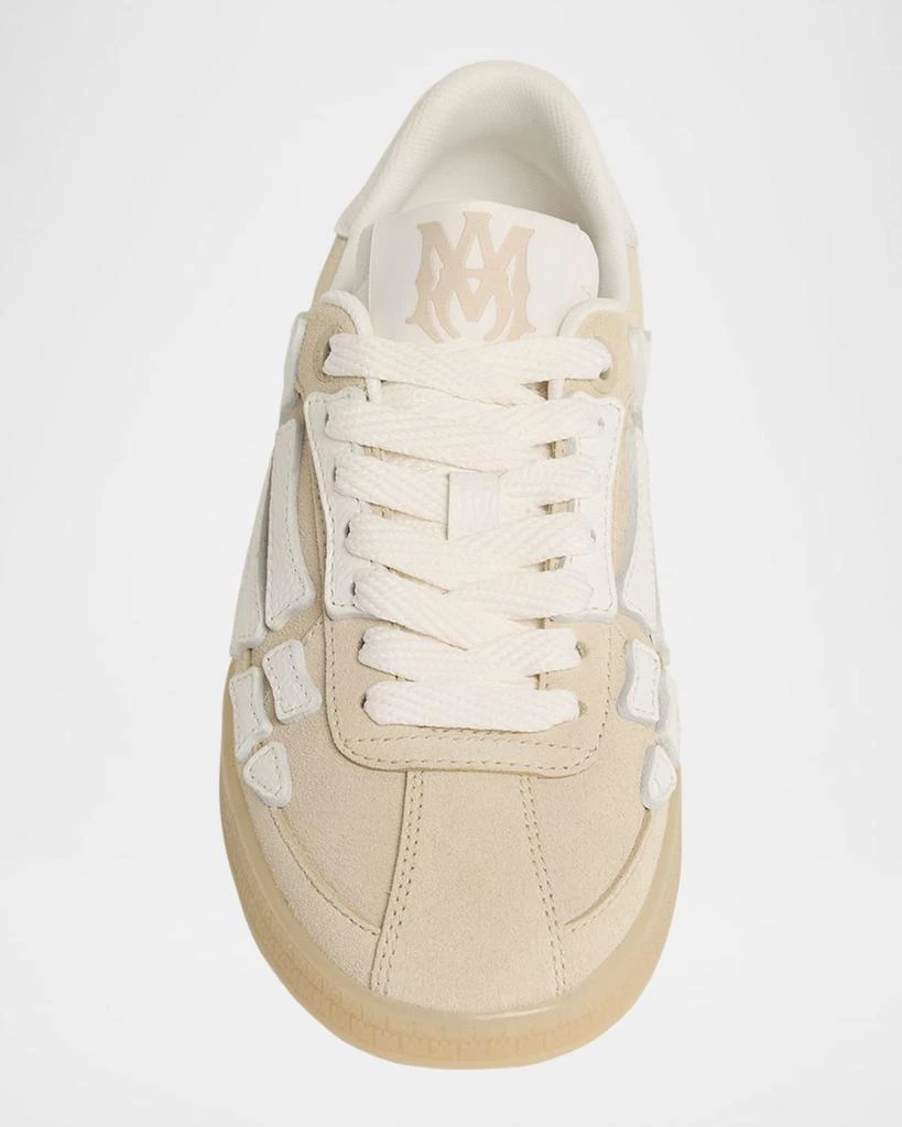 AMIRI Pacific Bones Mixed Leather Sneakers 5