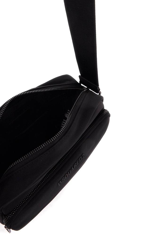 DSQUARED2 ブラック ボディバッグ DSQUARED2 Bob Leather Crossbody Bag Dsquared2