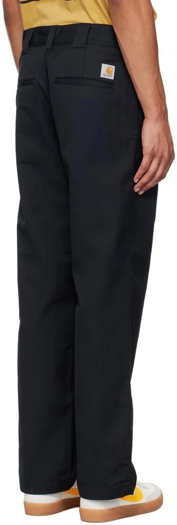 Carhartt WIP Black Craft Trousers 3